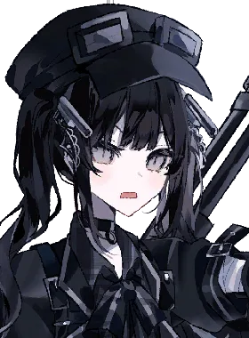 Haze gloat pose from 黒部 ナノカ as Haze (UI)