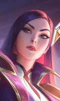 Vindicta top bar portrait from Caitlyn as Vindicta (League of Legends)