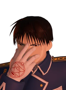 Infernus critical pose from Roy Mustang as Infernus
