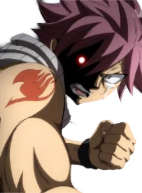 Infernus critical pose from Natsu Dragneel (Fairy Tail) as Infernus