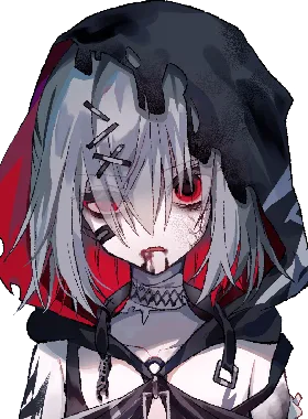 Infernus critical pose from 紫藤 アリサ as Infernus (UI)