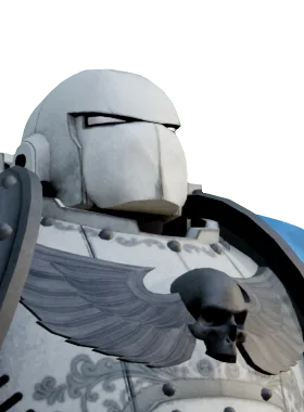 Kelvin gloat pose from Space Marine Kelvin