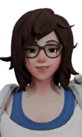Kelvin top bar portrait from Mei from Overwatch (+NSFW and SFW Variants)