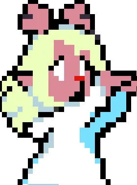 Kelvin gloat pose from Noelle Kelvin (Deltarune)