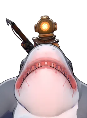 Mo & Krill gloat pose from Shark Mo&Krill
