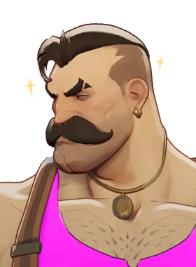 Lash hero card from Tough guys wear PINK - Lash