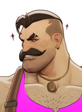 Lash gloat pose from Tough guys wear PINK - Lash