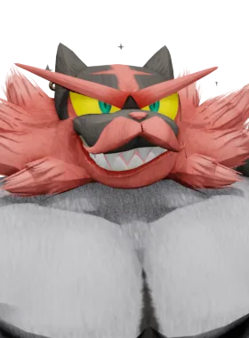 Lash gloat pose from Incineroar Lash