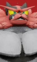 Lash top bar portrait from Incineroar Lash
