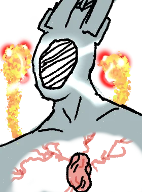 Lash gloat pose from Scuffed Portraits for Minos Prime LashMod