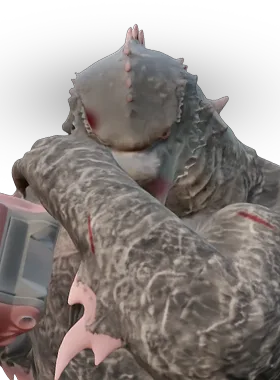 Lash critical pose from Godzilla Lash