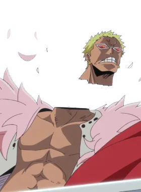 Lash critical pose from Doflamingo as Lash
