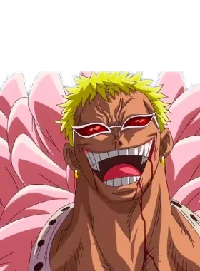 Lash gloat pose from Doflamingo as Lash