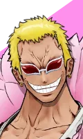 Lash top bar portrait from Doflamingo as Lash