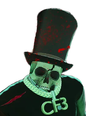 Sinclair critical pose from CF3's Skeleton Skin