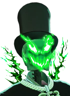 Sinclair gloat pose from CF3's Skeleton Skin