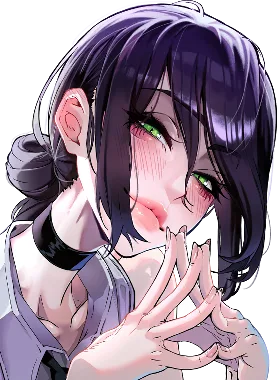 Calico gloat pose from Reze over Calico