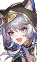 Calico top bar portrait from Cipher as Calico (Honkai Star Rail)