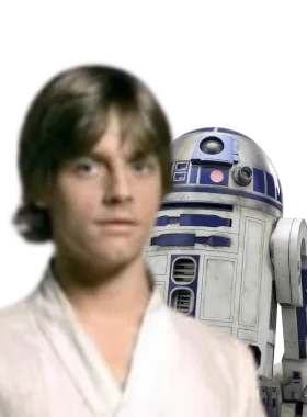 Calico hero card from Luke Skywalker Calico & R2D2 Ava