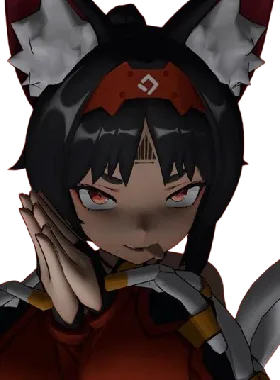 Calico gloat pose from Nekomata over Calico