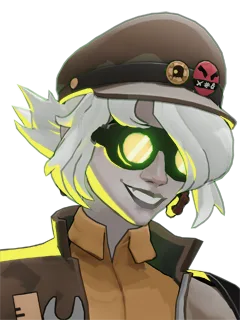 Graves gloat pose from MechoMancer Graves