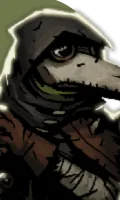 Graves top bar portrait from Darkest Dungeon Plague Doctor - Graves