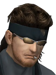 Venator gloat pose from Solid Snake / Venator