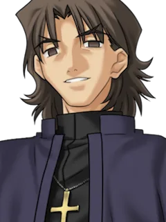 Venator gloat pose from Kotomine Kirei icons for Venator