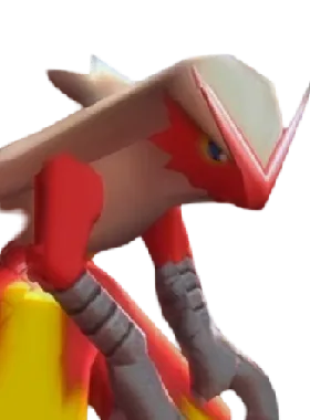 Billy critical pose from Blaziken Billy