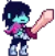 Shiv minimap icon from (New Blood)Kris Shiv Deltarune