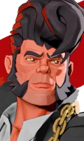 Shiv top bar portrait from Gilded Rage Shiv