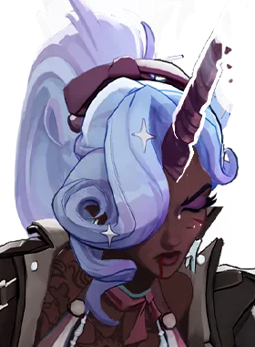 Celeste critical pose from Black Celeste