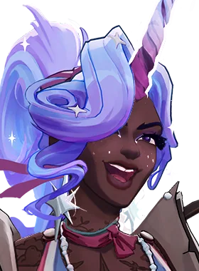 Celeste gloat pose from Black Celeste