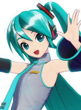 Celeste gloat pose from Hatsune Miku - Celeste