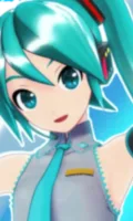 Celeste top bar portrait from Hatsune Miku - Celeste