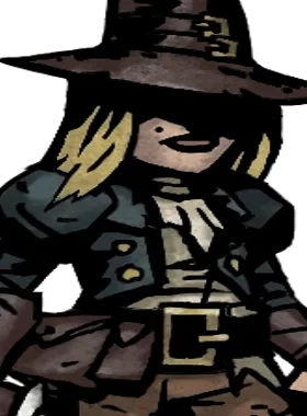 Celeste hero card from Grave Robber over Celeste (Darkest Dungeon)