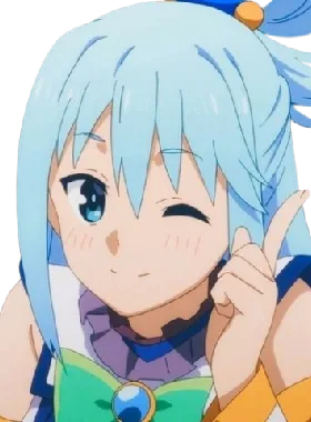 Celeste hero card from Aqua from Konosuba as Celeste