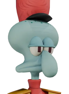 Celeste hero card from Squidward over Celeste