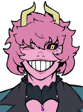 Mina gloat pose from Mina Ha-shido (Old Gods, New Blood Update)