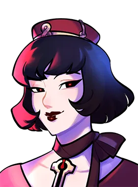 Mina hero card from Baroness Mina