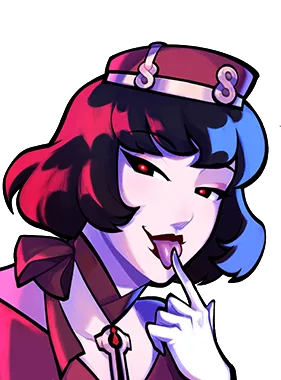 Mina gloat pose from Baroness Mina
