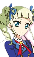 Mina top bar portrait from Toudou Yurika Aikatsu
