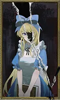 Mina top bar portrait from Alice | Black Souls - Mina replacement | WIP