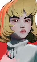 Mina top bar portrait from Melty Blood Mina (request)