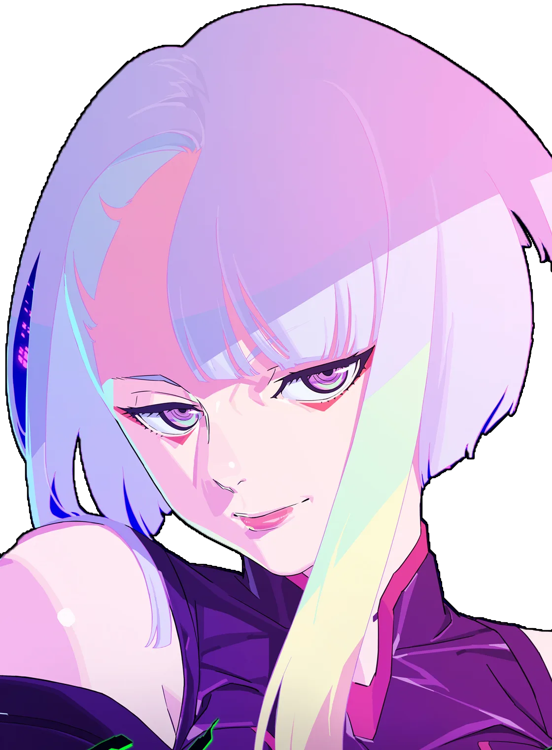 Mina hero card from Lucy Cyberpunk Edgerunners as Mina