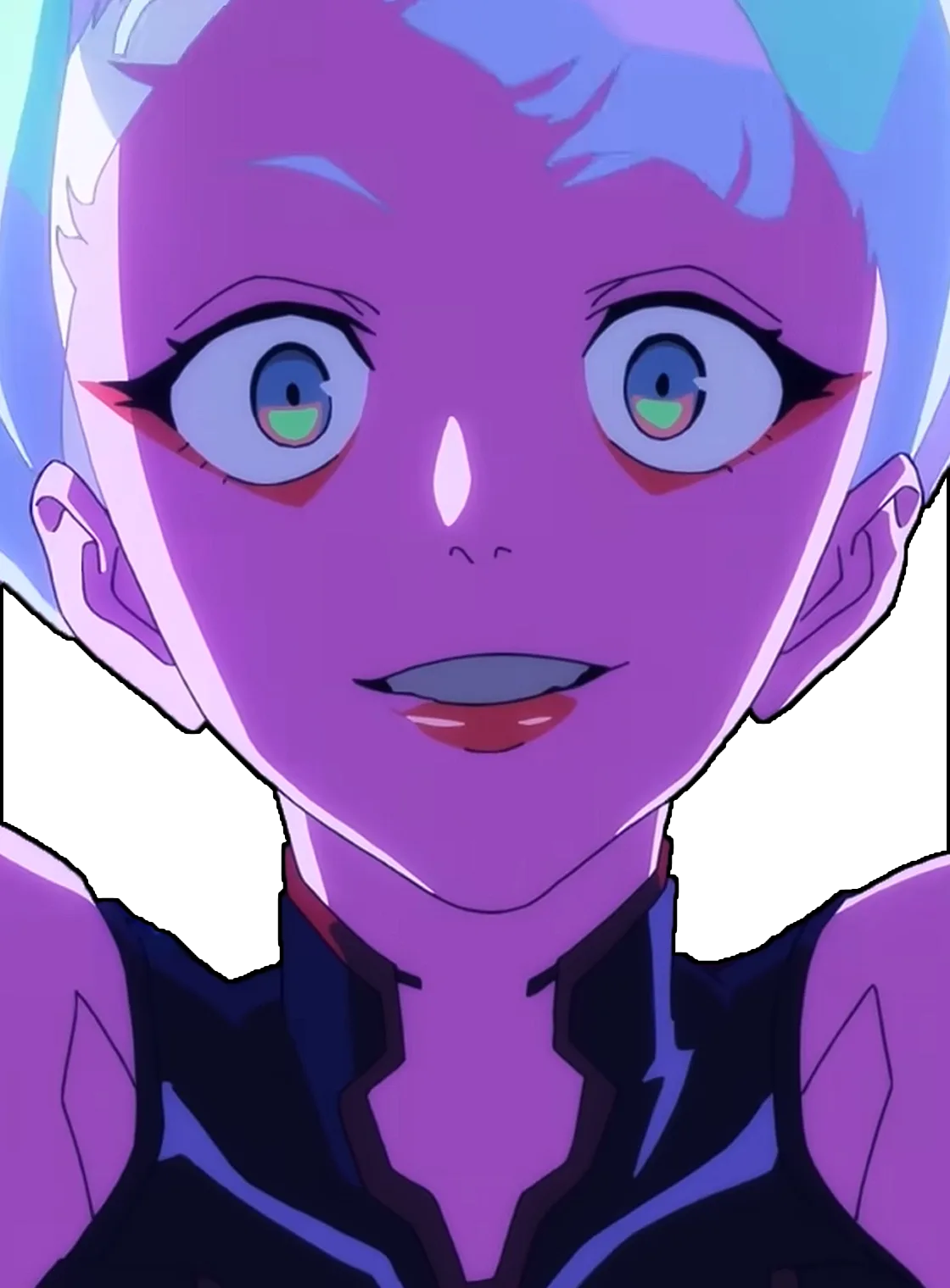 Mina gloat pose from Lucy Cyberpunk Edgerunners as Mina
