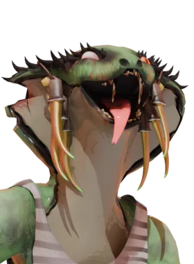 Vyper gloat pose from Vyper Punished Remodel