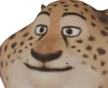 Warden critical pose from Officer Clawhauser Warden