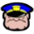 Warden minimap icon from Wikipedia Clipart Cop over Warden