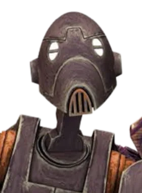 Warden hero card from Commando Droid Warden